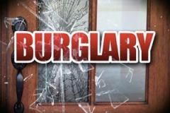 Burglars remove pane of glass to gain entry