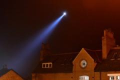 Police helicopter searches for suspicious males