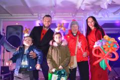 Crowd gets into the festive spirit at Christmas lights switch on