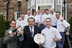 Home grown chef brings three rosettes to Alderley