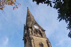 Work commences on church spire