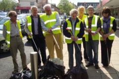 Villagers gather for annual spring clean