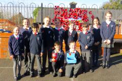 School children pay tribute to those who made the ultimate sacrifice