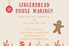 Christmas holidays gingerbread making at Aldeli