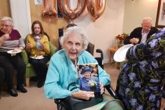 100 year old former Sunday school teacher reads the lesson