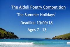 New children's poetry competition celebrates summer holidays