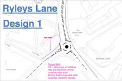 Alternative junction layouts proposed