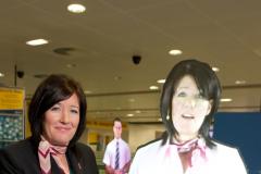 Hol–iday-grams materialise at Manchester Airport