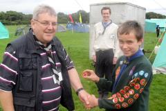 Jake makes his mark in history as scouts celebrate 100 years