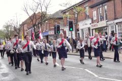 Local scouts march in St George's Day parade