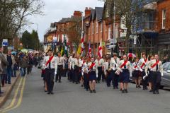 Scouts parade to mark St George's Day