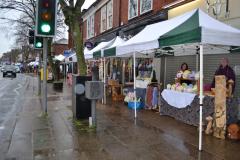 Rain pours on Alderley's first Christmas market