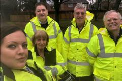 Volunteers raise awareness of speeding on Ryleys Lane
