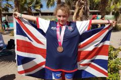 Talented athlete selected to represent her country again