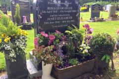 Heartbreak as plants stolen from parents' grave
