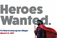 Heroes wanted to spring clean our village