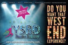 YSBD Theatre Academy brings the West End and, new for 2016, Film/TV experience to Cheshire