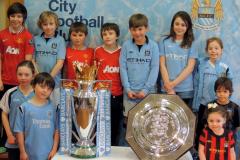 Manchester City visit Nether Alderley Primary School