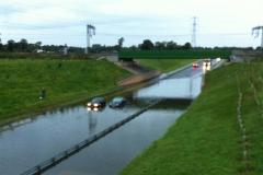 Alderley Edge bypass closed due to flooding