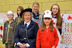 Today’s girls learn about Girl Guiding in the First World War