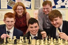 King's moves to checkmate opposition in national chess finals
