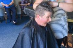 Club President braves the shave for charity