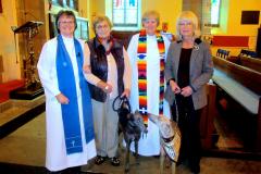 Pets gather for animal blessing