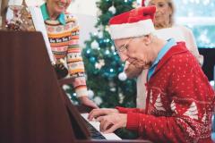 Staff at Brookview care home kick off a month of festivities