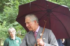 Prince Charles tours mill