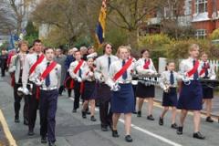 Scout band march to success