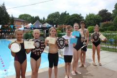 Ryleys children compete in swimming gala on hottest day of the year
