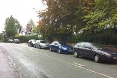Advisory notices issued to vehicles parked on Congleton Road