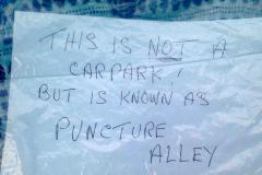 Irate resident leaves driver a note