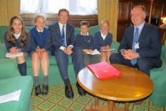 School councillors visit George Osborne in Westminster