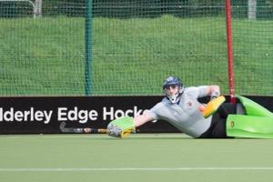Anthony Birchall in goal for the Mens 2s