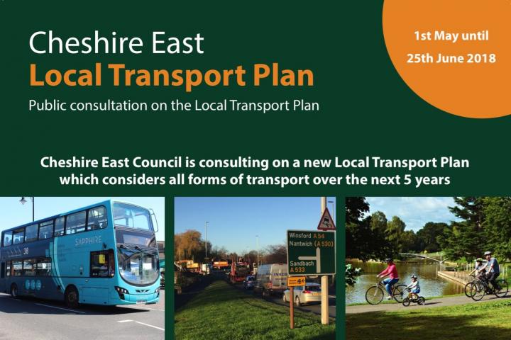 Cheshire East LTP Consulation Poster