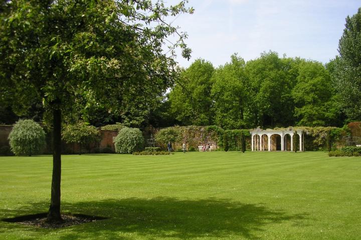The tranquil walled garden at Hare Hill - venue for Tai Chi classes from 28 July c National Trust