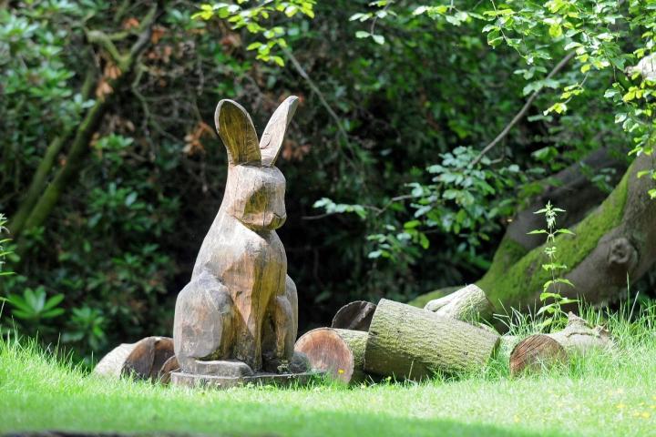 A giant hare at Hare Hill c National Trust & Emma Williams