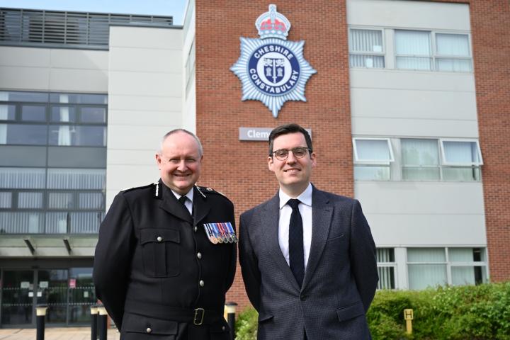 PCC Dan Price and Chief Constable Mark Roberts 20240509