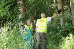 Blooming great volunteers spruce up neglected area