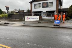 Bad weather delays work on new walking and cycling route