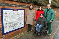 New doodle art installed at Alderley Edge Station