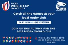 Get ready for a rugby extravaganza: Wilmslow Rugby Club to showcase Rugby World Cup 2023!
