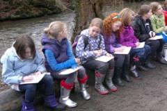 River Bollin fun for Year 6 girls