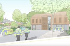 Plans submitted for new police station