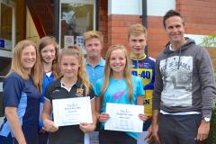 Talented youngsters win help to achieve their sporting dreams