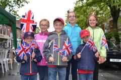 Rain fails to dampen spirits at Jubilee street party
