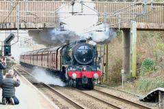 Reader's Photo: Scots Guardsman steams through Alderley Edge