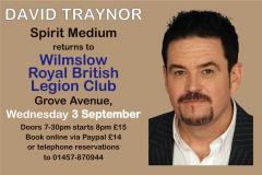 Gifted Medium returns to Wilmslow