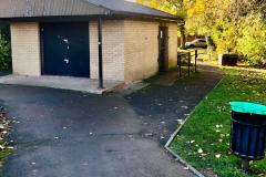 Footpath closed for bowling hut repairs